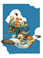 Holiday :) by bibo X, via Behance: 