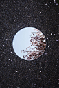 摄影师 Sebastian Magnani 的这组作品，使用放在地上的圆镜子拍摄。（sebastianmagnani.com）
