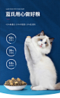 蓝氏猫粮 猎鸟乳鸽高蛋白无谷无豆全价生骨肉冻干1.5KG幼猫成猫粮-tmall.com天猫
