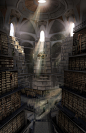kieran-belshaw-citadel-library-interior-v009-spiralstaircase.jpg (1920×2976)
