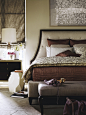 The Lyric Tufted Bed in jewel tones | Bedroom | Pinterest