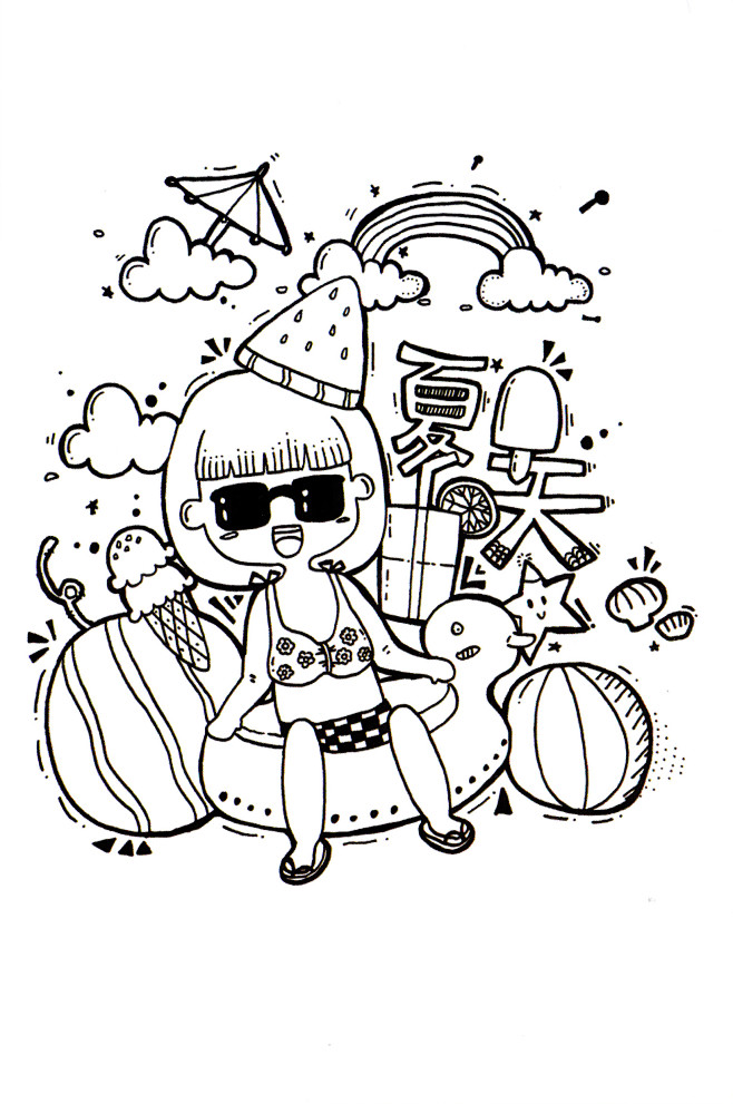 线描画 (101)
