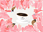 Cafe kitsune by kirean - 브랜딩/편집, 일러스트레이션 : kireanIllustrator / Designer✉️：kirean07@gmail.com instagram: kirean_studio