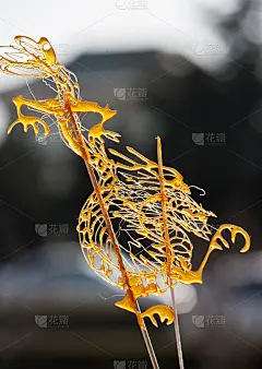 手工糖纺龙的特写