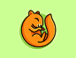 萌物驾到！20款松鼠元素Logo设计 - 优优教程网