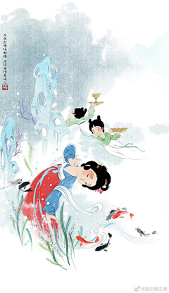 Q-QQ-Q采集到国风插画、海报、封面