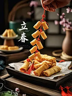 立春·咬春·吃炸春卷春饼(2) - 小红书