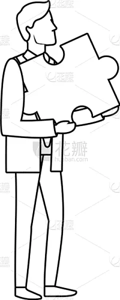 男商人,卡通,头像,商务,专业人员,经理,现代,城市