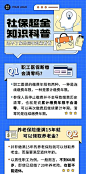企业人事社保政策科普扁平插画文章长图