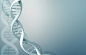 蓝色DNA结构图图片