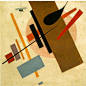 Suprematism, 1917  Kasimir Malevich: 