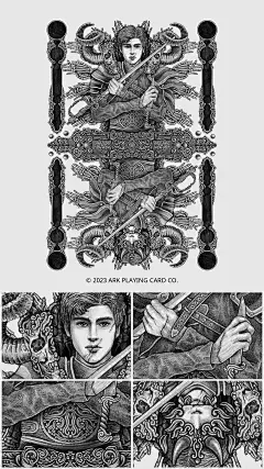 Devildom恶魔主题纸牌插画设计 (13)