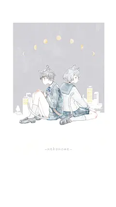 「卡通手机壁纸。少女原宿。可爱插画设计。高清动漫。日系韩系。背景锁屏。搞怪欧美。平铺素材。」❤️errmi