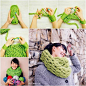 手织围巾 #DIY# #创意#