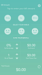 Gratuity - iPhone App UI Design Inspiration