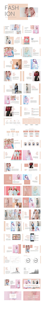 Pinky Fashion PowerPoint Template: 