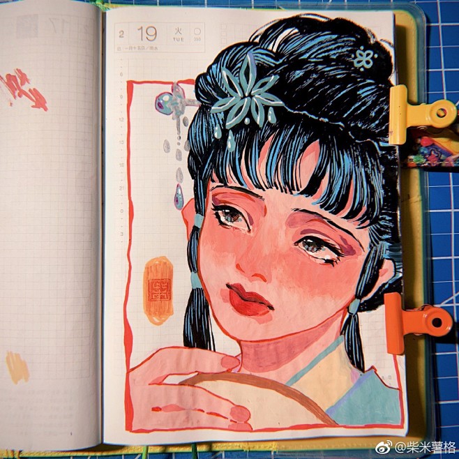 嘁〞从风格不定转采于2019-09-22 16:04:50柴米薯格的微博_微博插画嘁