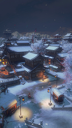 游戏场景 - 冰川雪山-花瓣网|陪你做生活的设计师