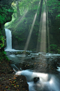 Ryu-gaeshi Falls in Karuizawa, Japan.