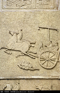 浮雕古代车马图片