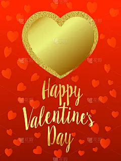 情人节快乐，心对心的背景-情人节卡片