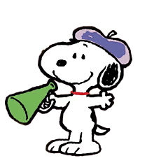 PPT镖局采集到史努比Snoopy免抠素材