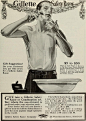 1912 Gillette Ad by JC Leyendecker