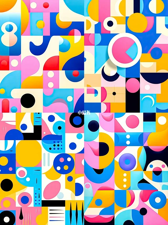 孟菲斯创意 - 小红书搜索图片_几何-孟菲斯图片素材-花瓣网