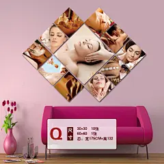 半永久挂画眉眼唇纹绣店眉毛美容院装饰广告背景墙壁图片海报宣传-tmall.com天猫