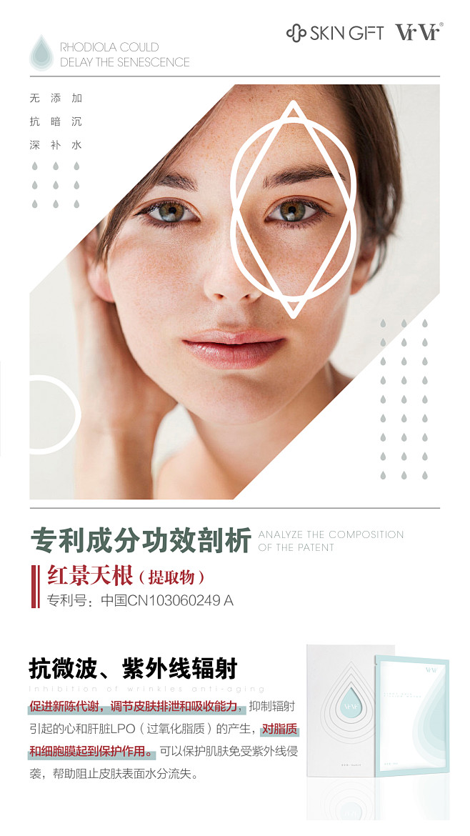 面膜海报——专利成分剖析
Design：...