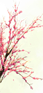花树。-丨无轩丨丨_水墨,花卉,古风_涂鸦王国插画