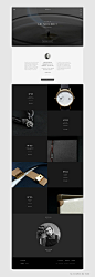 【超赞！9个高端大气的手表网页设计】除了出色的排版布局以外，每款手表都那么的精致，尤其是博朗在日本推出的网站简洁而富有质感，很想买买买。