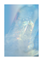 abstract blue chroma color crystal green light macro mineral stone