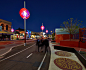 China Town Place Activation - Place Laboratory : This small plaza is a quick win to punctuate Rowe Street on the axis of China Town. PLACE Laboratory won an ideas competition to create the temporary space in time for Chinese New Year 2014 Festival – the Y