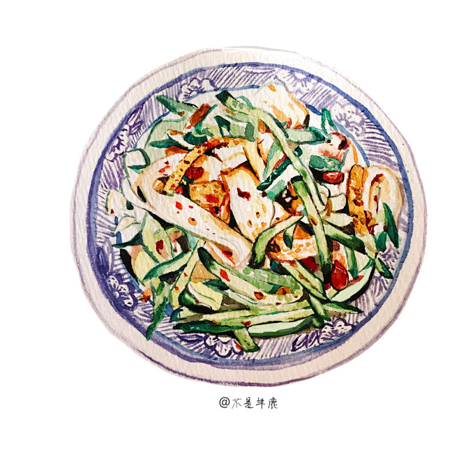 doncww从不是羊鹿转采于2020-06-09 17:42:55凉皮插画doncww该采集也