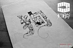 手绘12生肖汉字 - 〖插画动漫〗 穿针引线服装论坛(21号到23号开放注册三天)