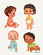 Babies! : Character design research of babies!