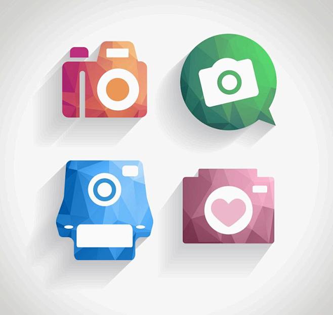 创意app照相机图标设计素材 #网页# ...