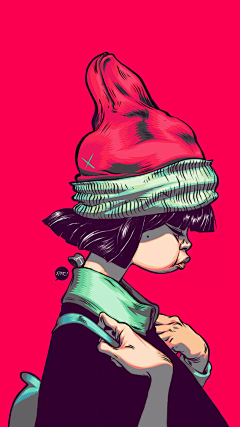 甲虫一蛙采集到插画i
