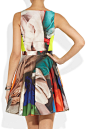 Chalayan | Speed Flare printed cotton dress | NET-A-PORTER.COM