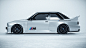 3D automotive   blender BMW car CGI concept modeling Render restomod