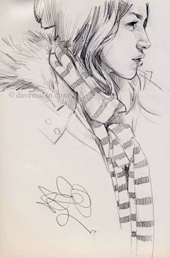 Lenka-Esther采集到素描人物