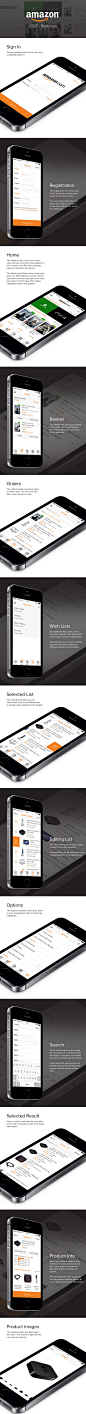 Amazon - iOS7 Redesign