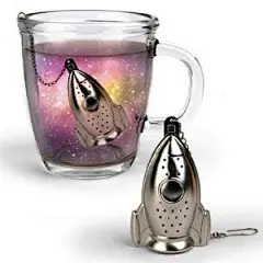 预订美国 火箭发射 茶滤 泡茶器及托盘