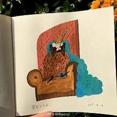 蓝发女巫人设 ​​​​
