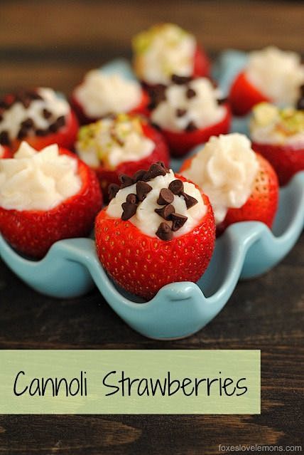 Cannoli Strawberries...