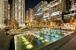 One Island East, Hong Kong : This urban design features three civic spaces converging at the base of a new seventy story office tower by Wong & Ouyang (HK) Ltd. Architects. The two hectare plaza exemplifies the design objective of "elegant simpli