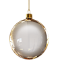 圣诞节圣诞球玻璃球玻璃罩免抠透明元素_PSD分层文件：