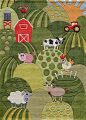 Momeni Lil Mo Whimsey LMJ11, Grass, 8'x10' Rug contemporary-kids-rugs