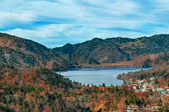 日本日光国家公园的中禅寺湖